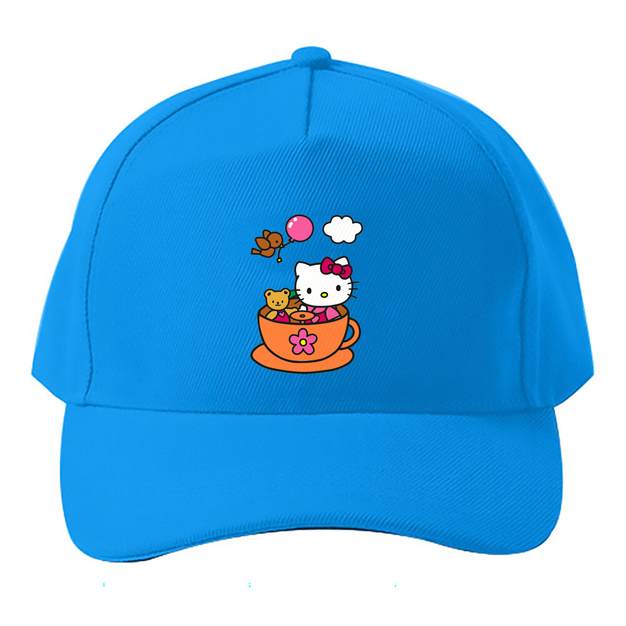 （画像用） Hello Kitty ハローキティ ベースボールキャップ 綿100％ 男女兼用 帽子 スポーツ
